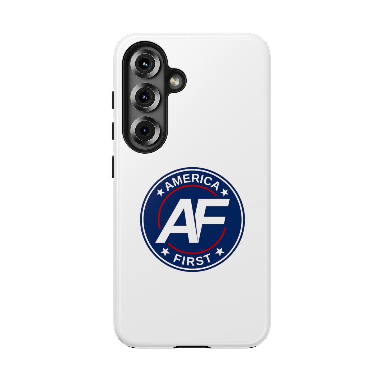 America First AF Logo Tough Phone Case — Patriotic Protective iPhone Case