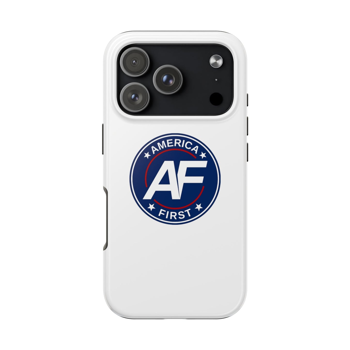 America First AF Logo Tough Phone Case — Patriotic Protective iPhone Case