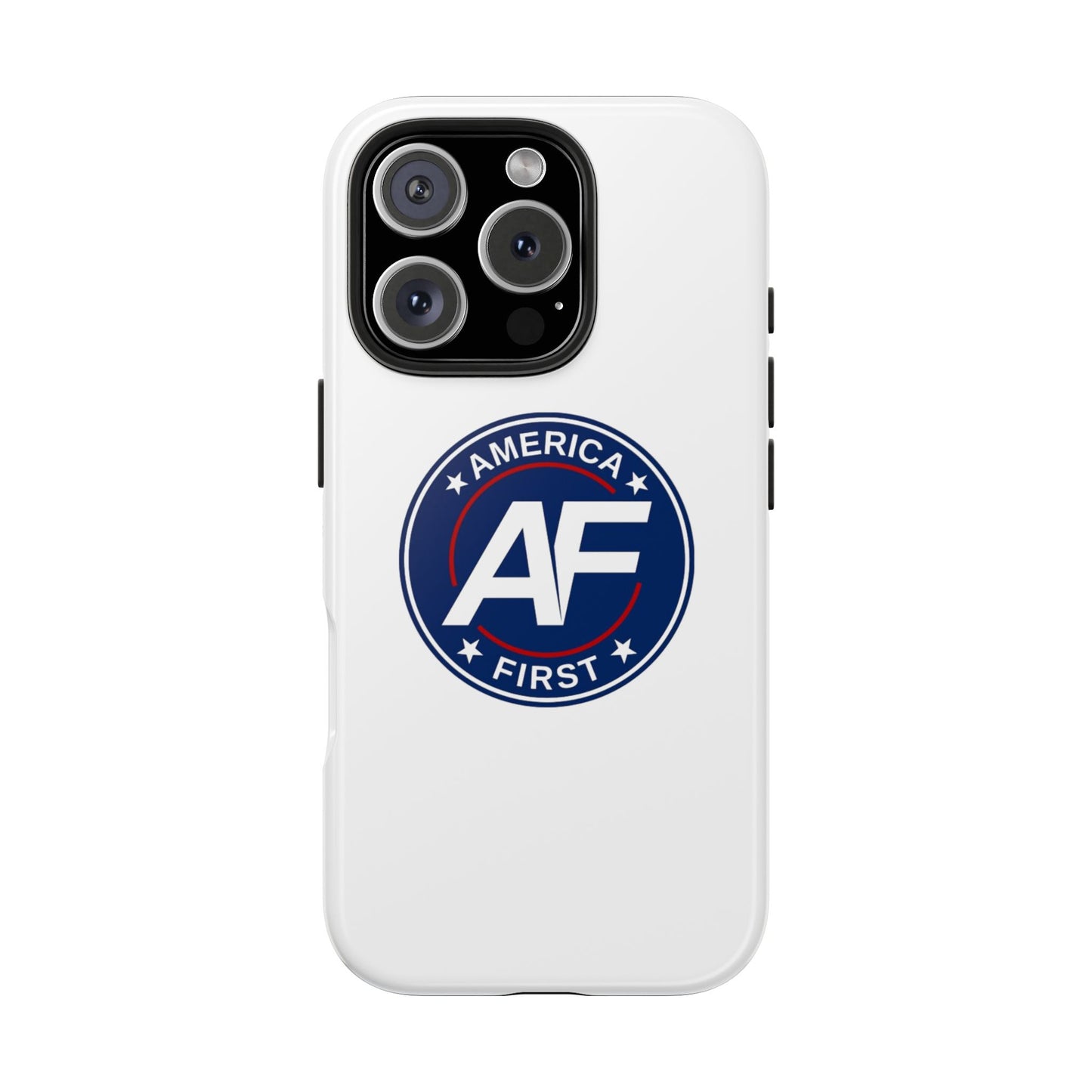 America First AF Logo Tough Phone Case — Patriotic Protective iPhone Case