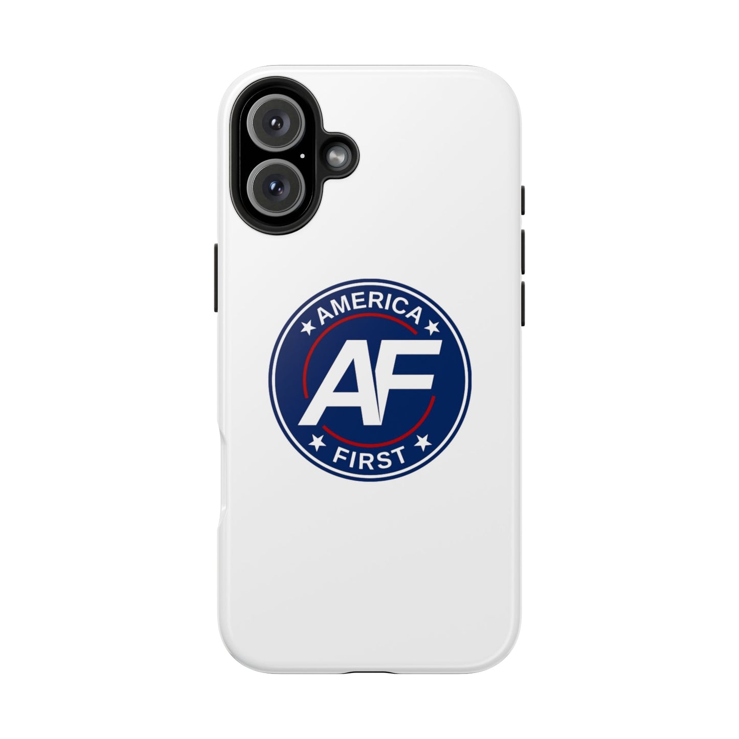 America First AF Logo Tough Phone Case — Patriotic Protective iPhone Case