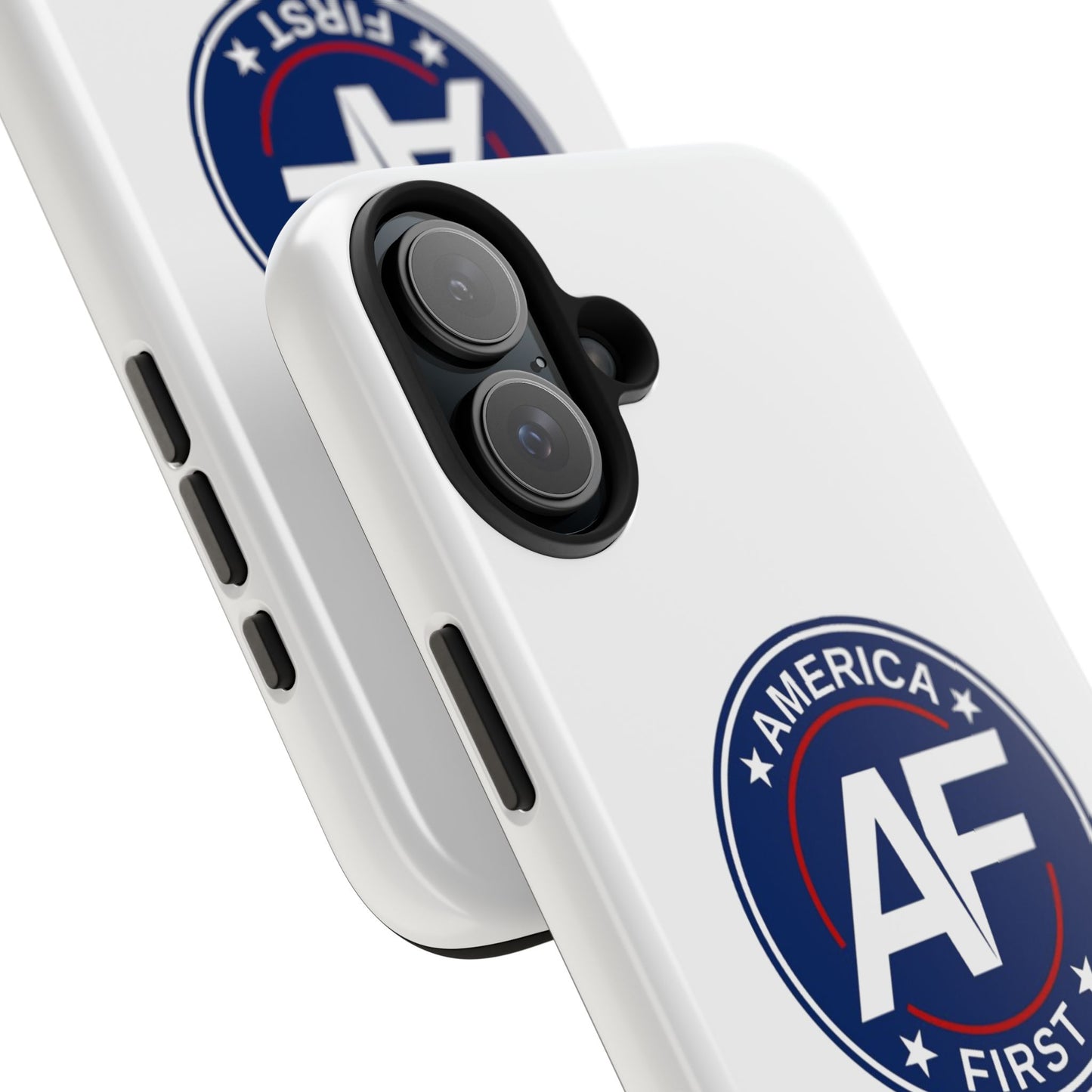 America First AF Logo Tough Phone Case — Patriotic Protective iPhone Case