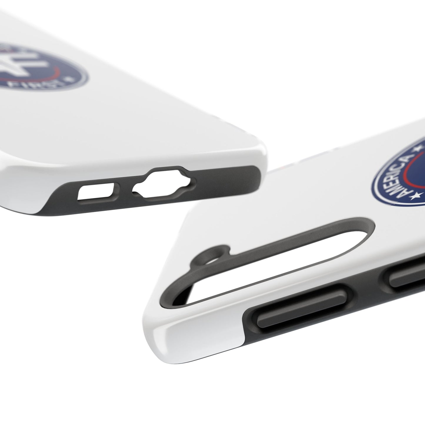 America First AF Logo Tough Phone Case — Patriotic Protective iPhone Case