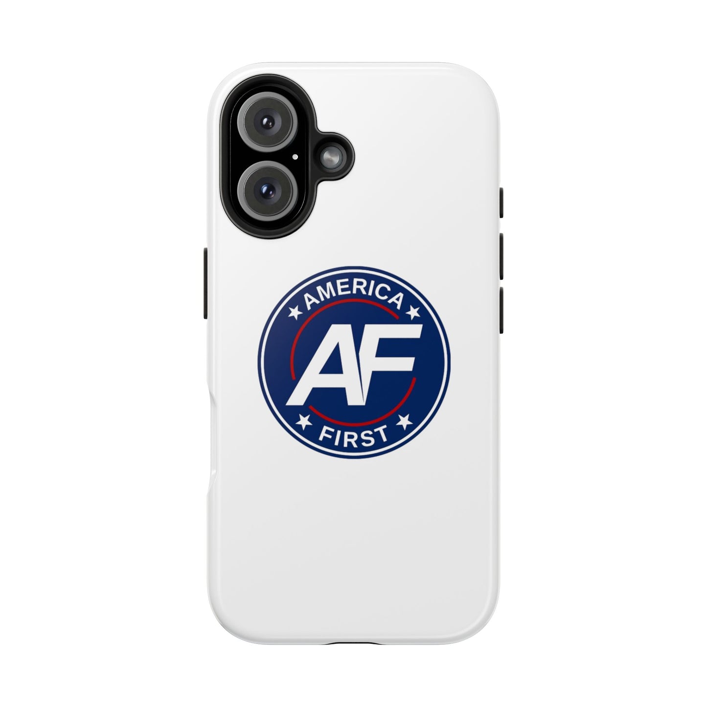America First AF Logo Tough Phone Case — Patriotic Protective iPhone Case