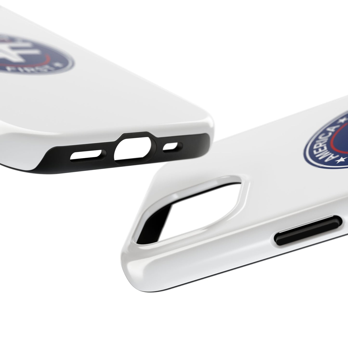 America First AF Logo Tough Phone Case — Patriotic Protective iPhone Case