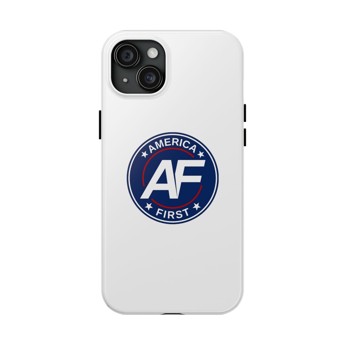 America First AF Logo Tough Phone Case — Patriotic Protective iPhone Case