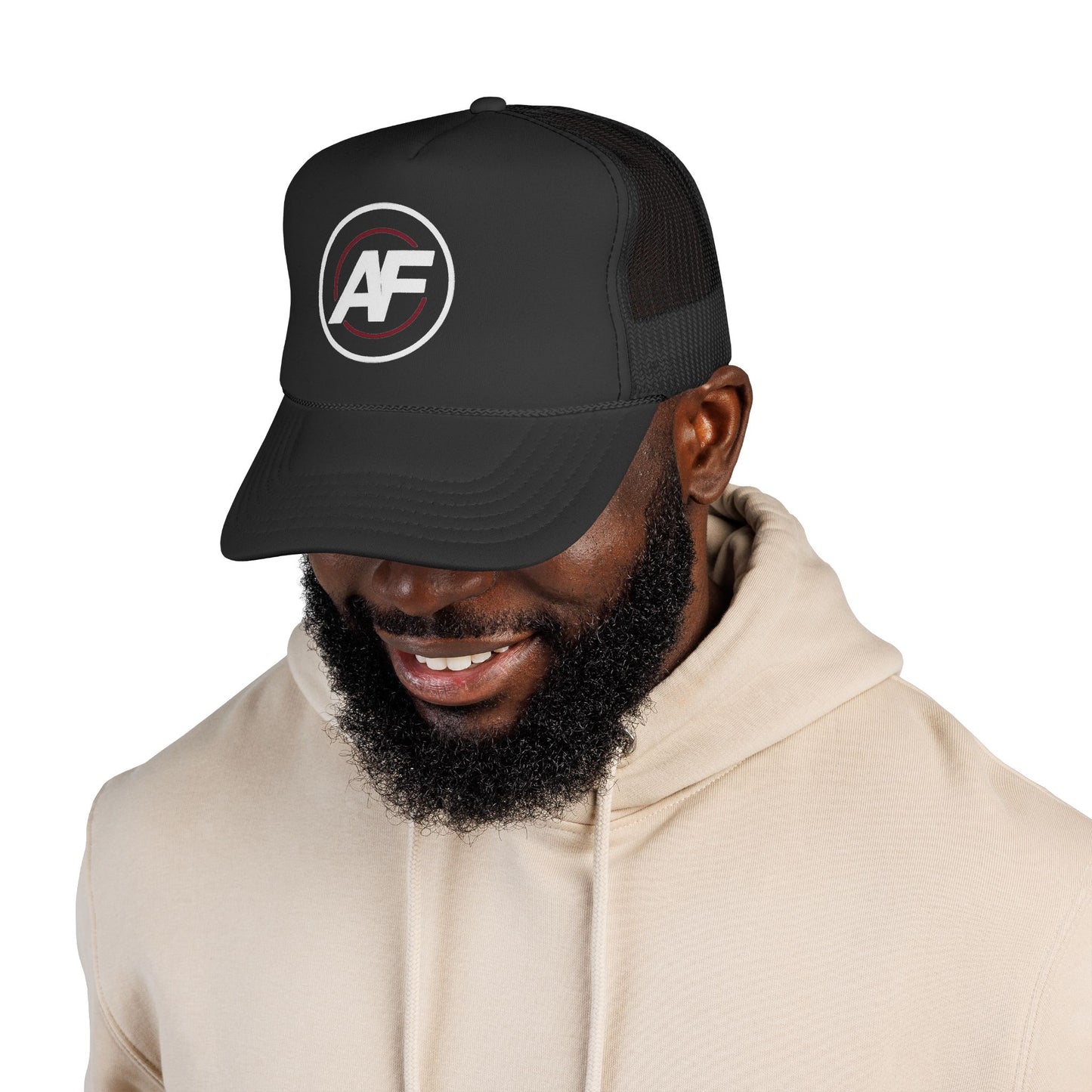 AF Logo Trucker Cap — Vintage Circle Mesh Hat