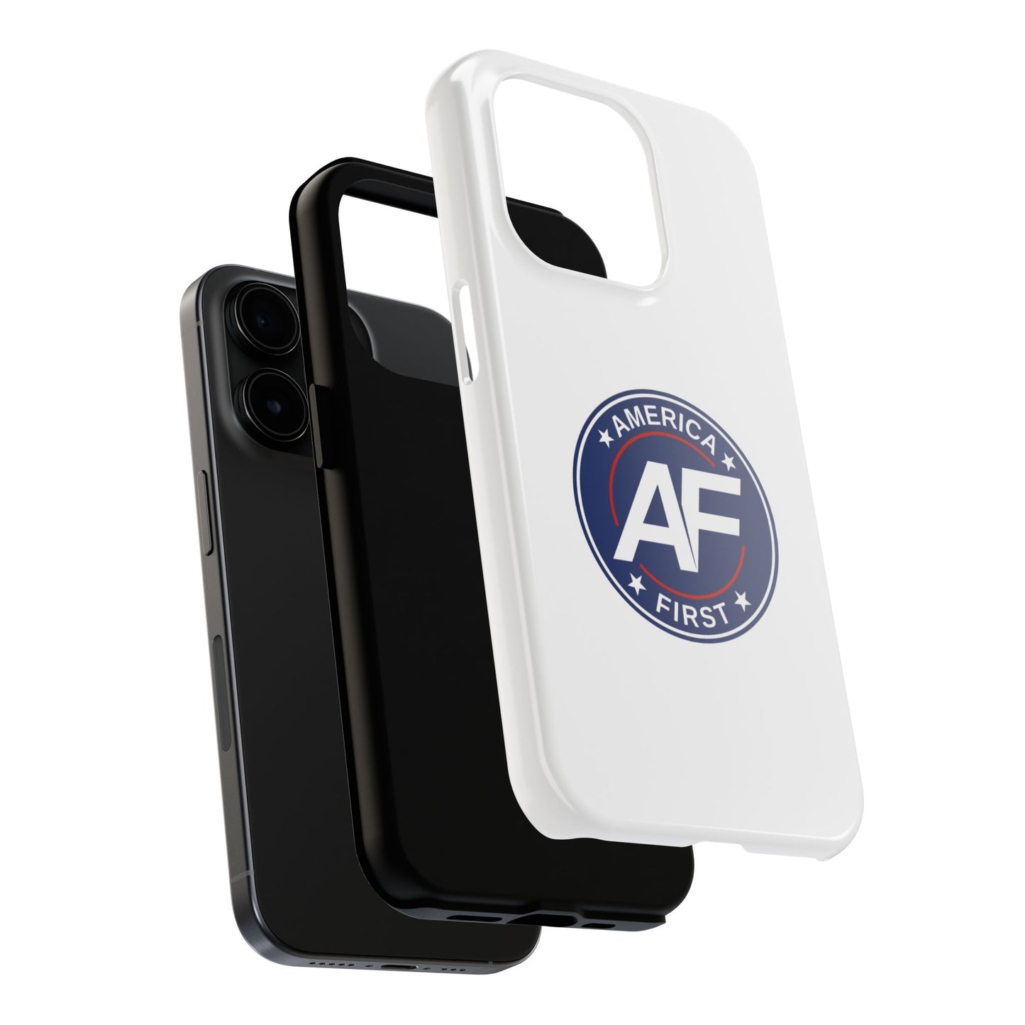 America First AF Logo Tough Phone Case — Patriotic Protective iPhone Case