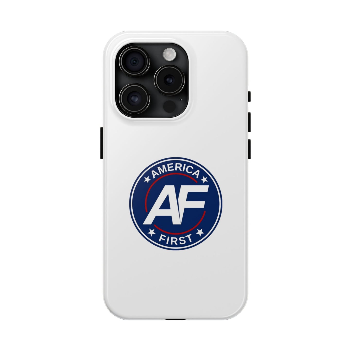 America First AF Logo Tough Phone Case — Patriotic Protective iPhone Case