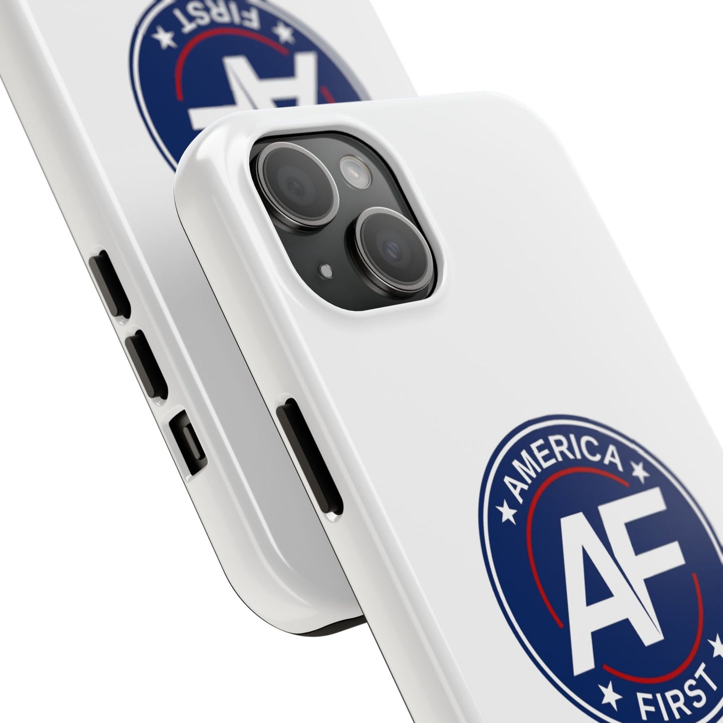 America First AF Logo Tough Phone Case — Patriotic Protective iPhone Case