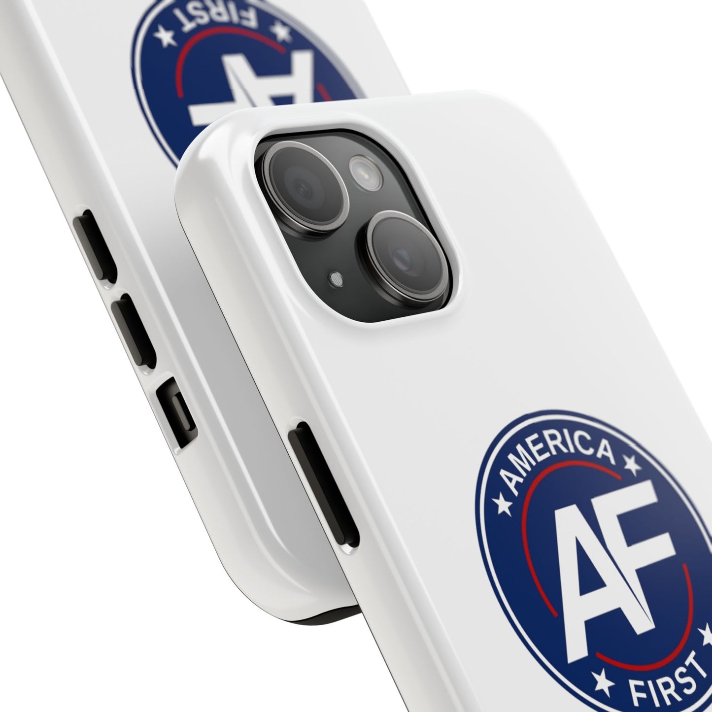 America First AF Logo Tough Phone Case — Patriotic Protective iPhone Case