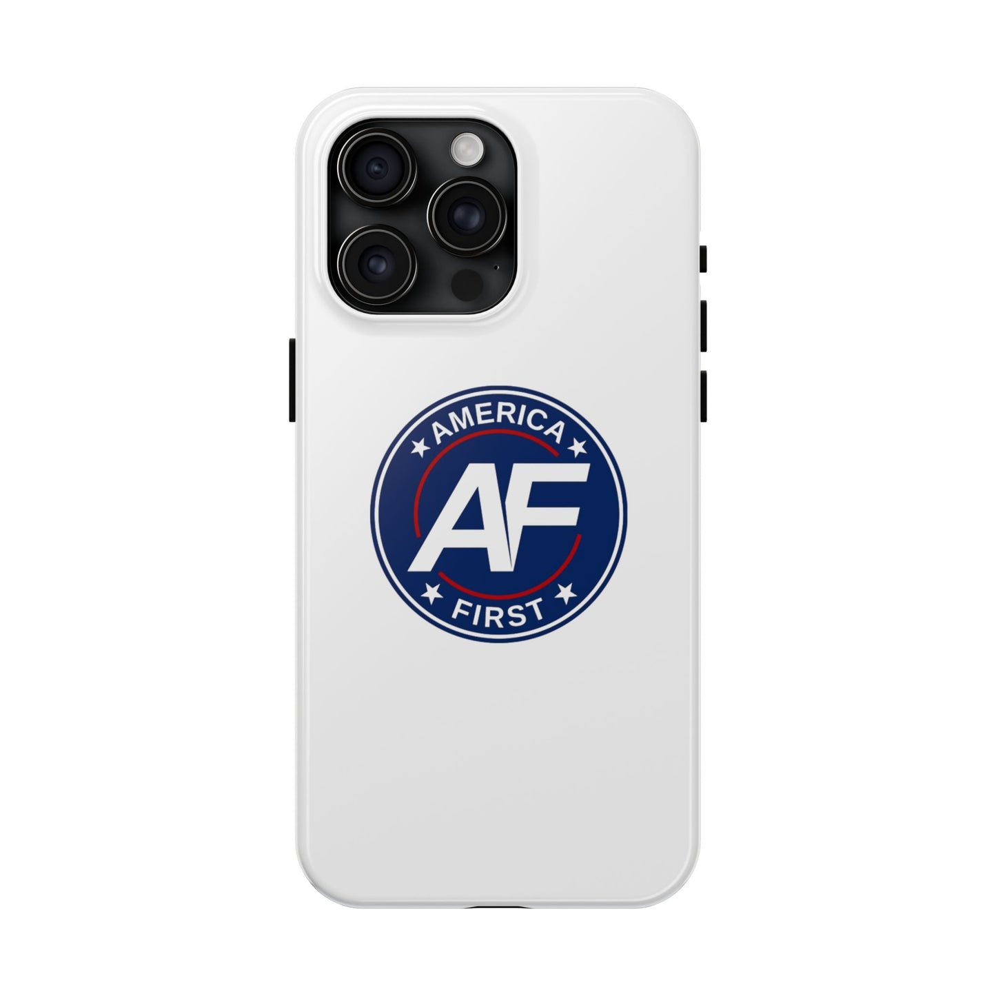 America First AF Logo Tough Phone Case — Patriotic Protective iPhone Case