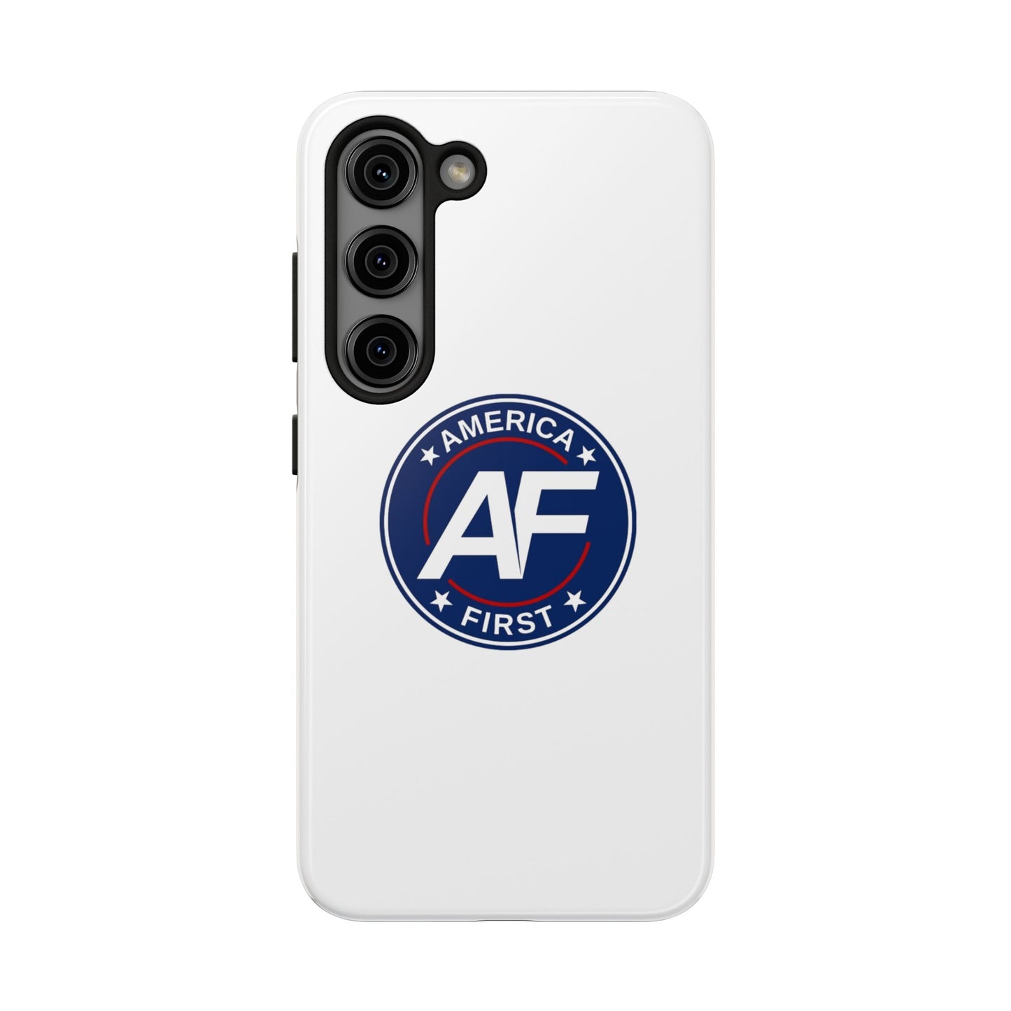 America First AF Logo Tough Phone Case — Patriotic Protective iPhone Case