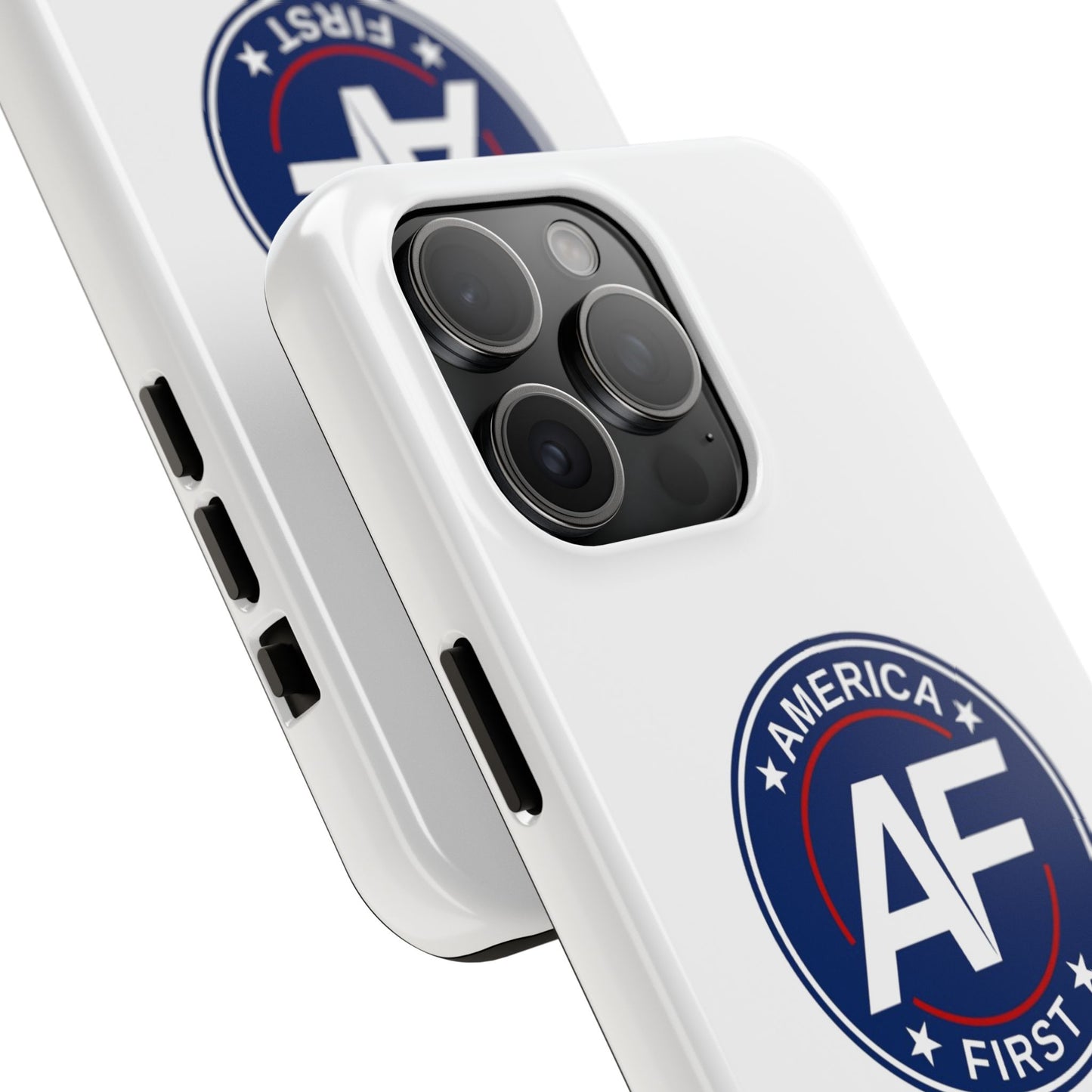 America First AF Logo Tough Phone Case — Patriotic Protective iPhone Case