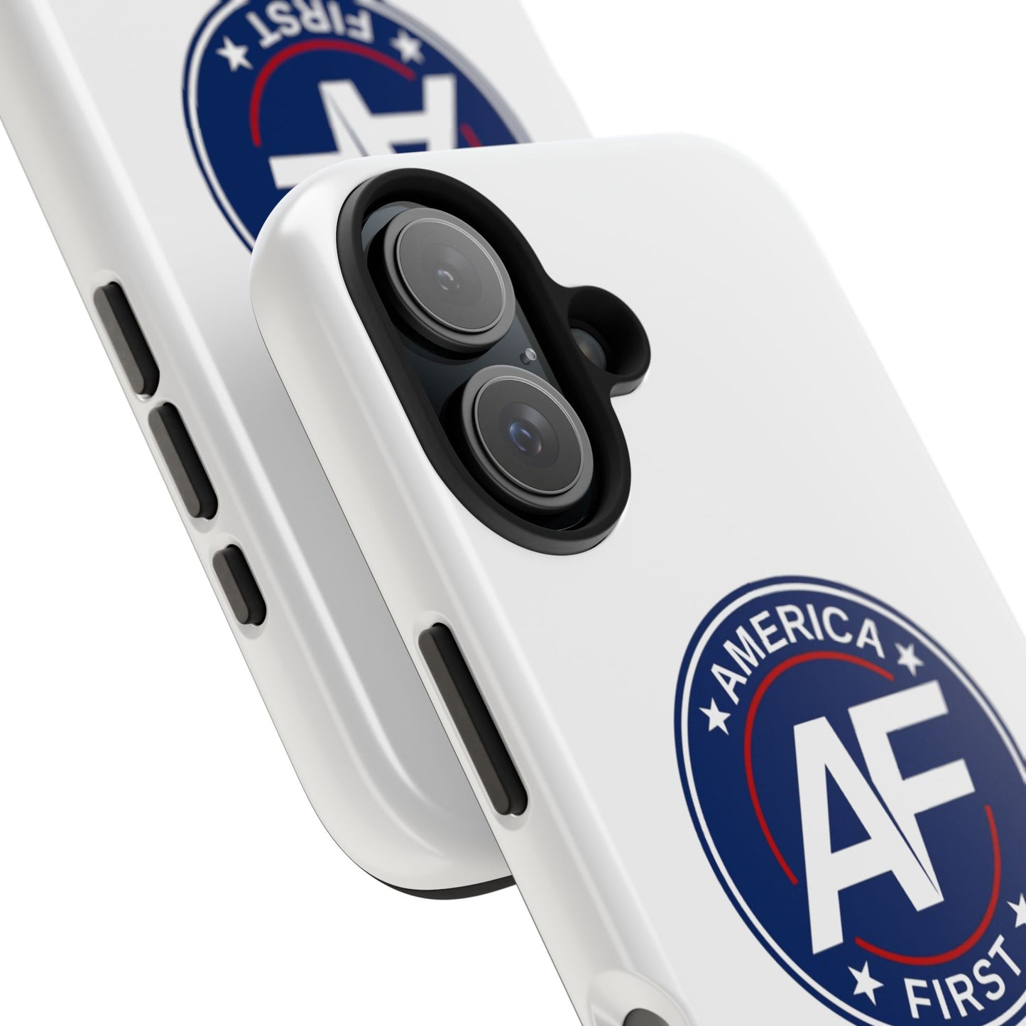 America First AF Logo Tough Phone Case — Patriotic Protective iPhone Case