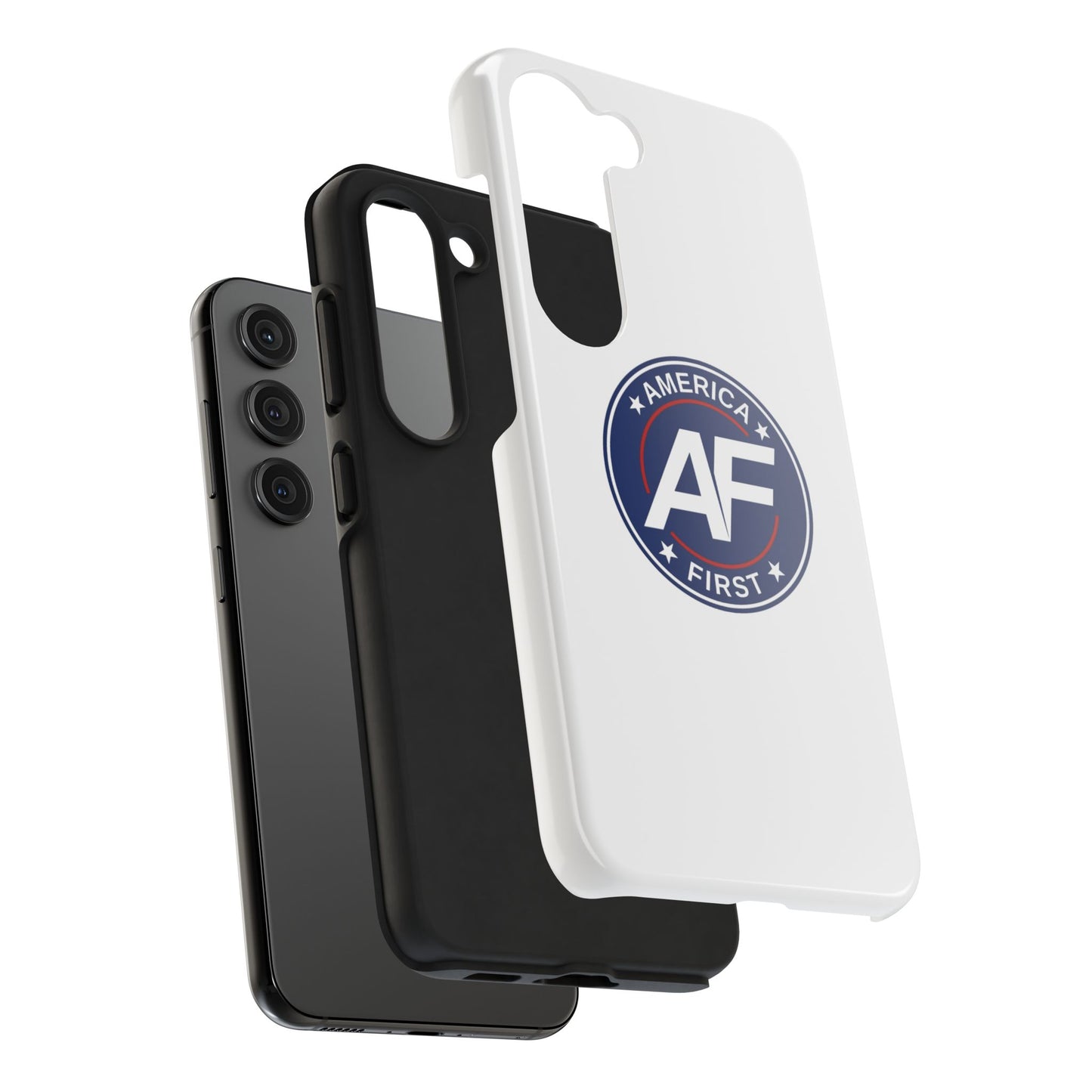 America First AF Logo Tough Phone Case — Patriotic Protective iPhone Case
