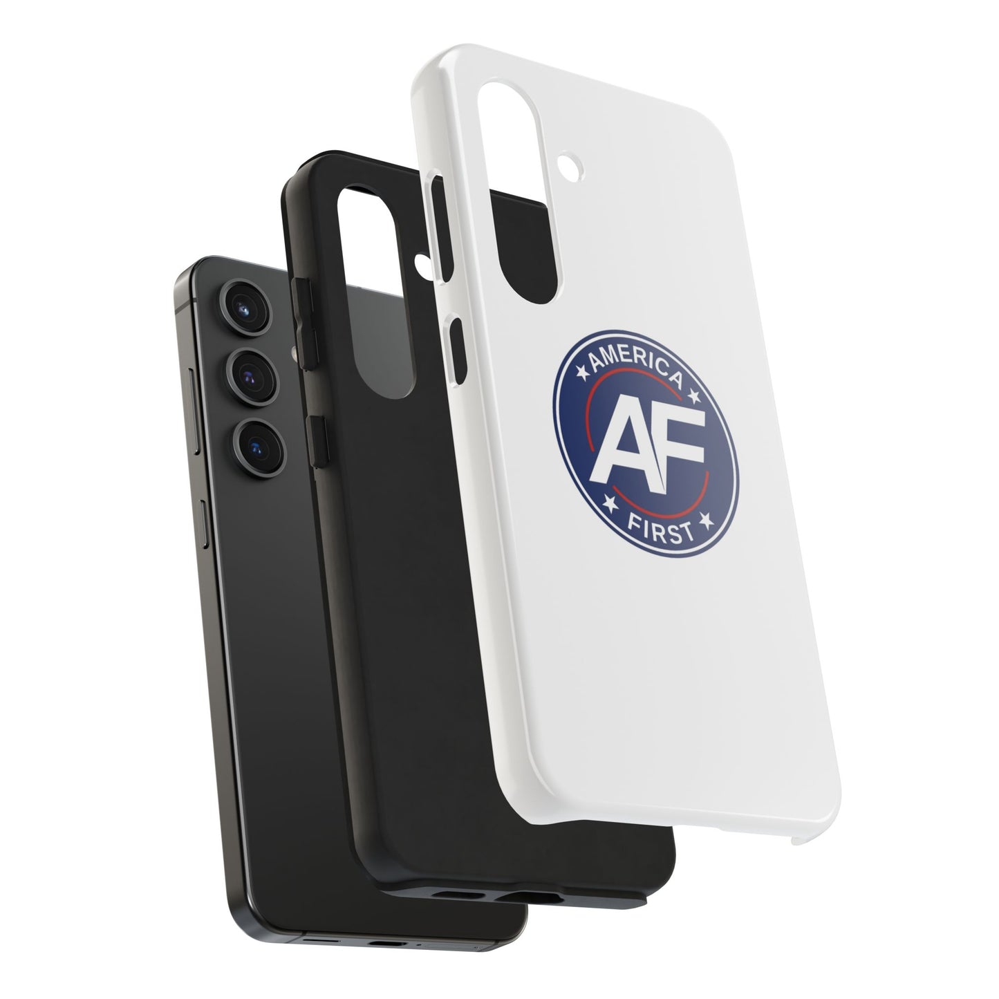 America First AF Logo Tough Phone Case — Patriotic Protective iPhone Case
