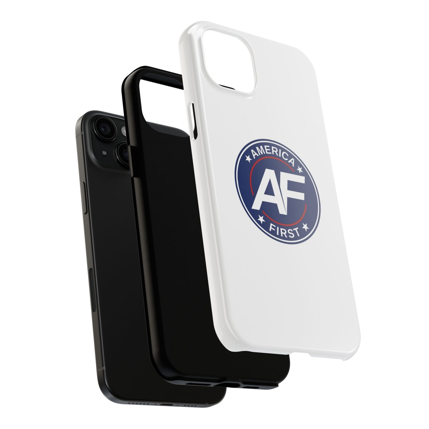 America First AF Logo Tough Phone Case — Patriotic Protective iPhone Case