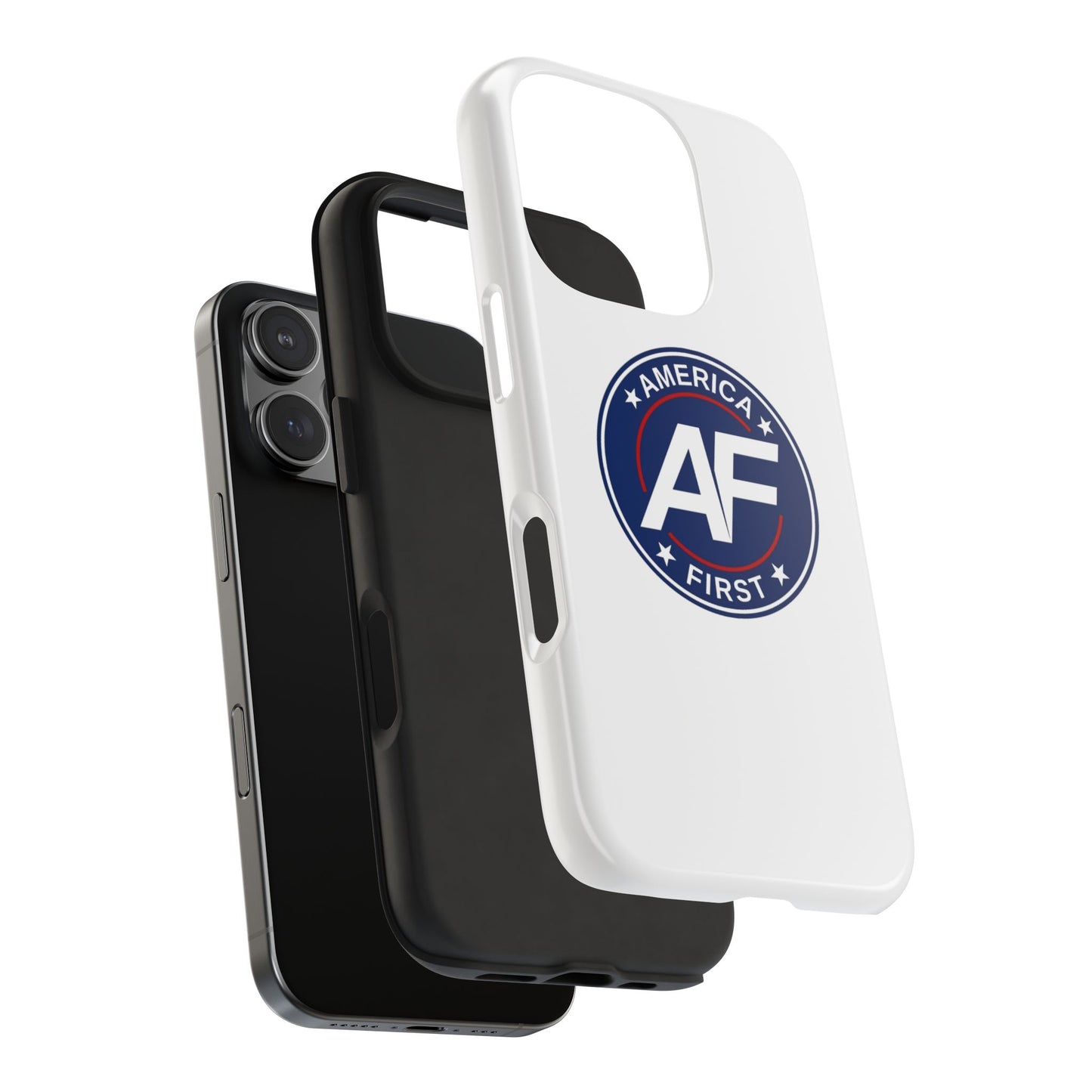 America First AF Logo Tough Phone Case — Patriotic Protective iPhone Case