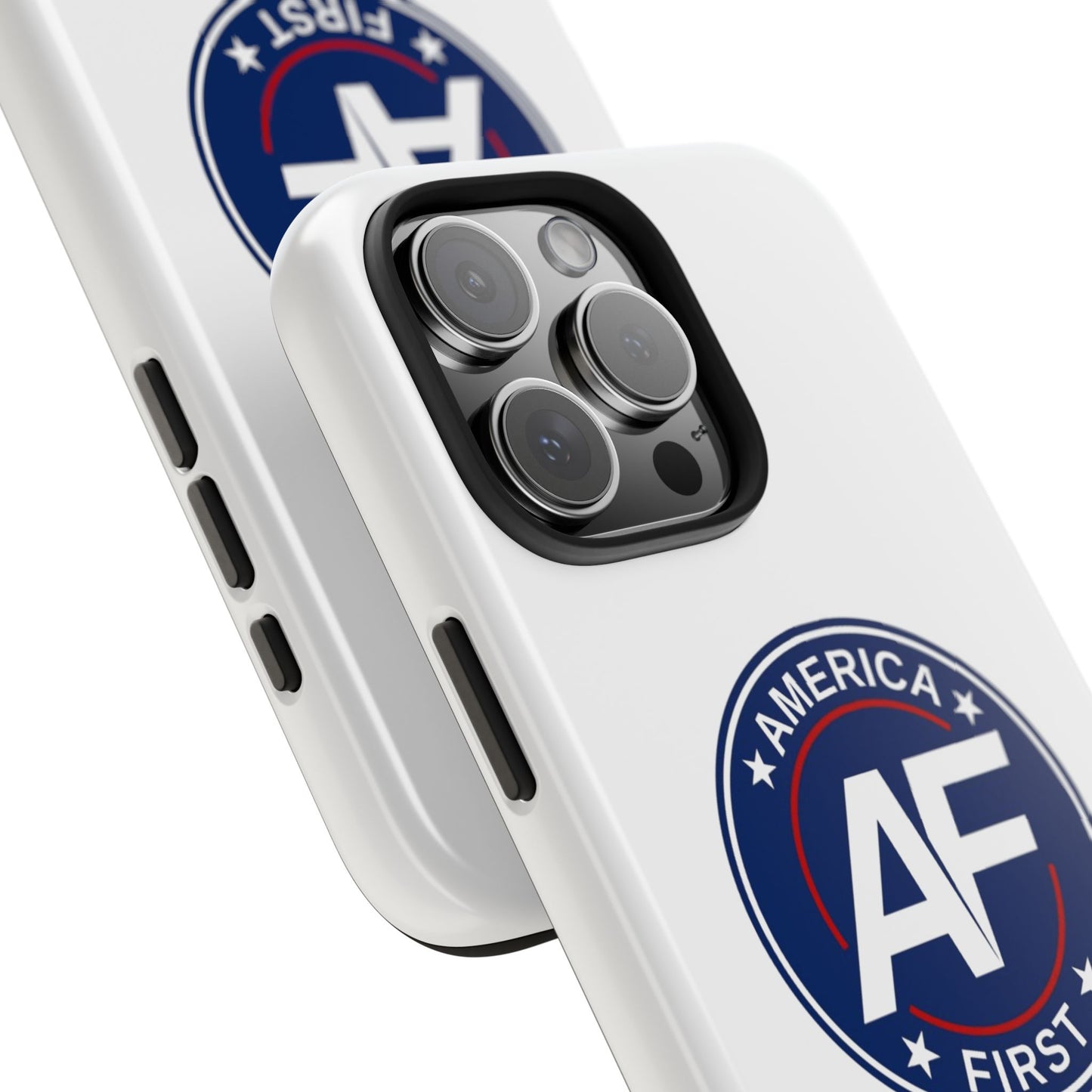 America First AF Logo Tough Phone Case — Patriotic Protective iPhone Case